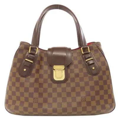 Pre-owned Louis Vuitton Brown Ebene Damier Canvas Tote Bag ()