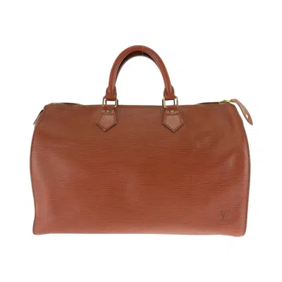 Pre-owned Louis Vuitton Brown Epi Leather Boston Bag Handbag ()