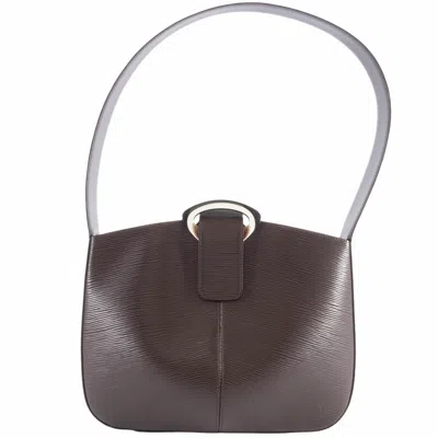Pre-owned Louis Vuitton Brown Epi Leather Shoulder Bag ()