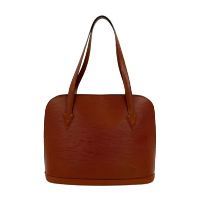 Pre-owned Louis Vuitton Brown Epi Leather Shoulder Bag Tote Bag ()