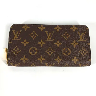 Pre-owned Louis Vuitton Brown Fuchsia Monogram Monogram Long Wallet (bi-fold) () In Multi