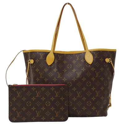 Pre-owned Louis Vuitton Brown Fuchsia Monogram Monogram Tote Bag () In Multi