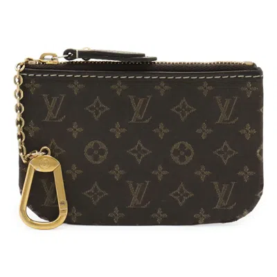 Pre-owned Louis Vuitton Brown Fusain Monogram Idylle Coin Purse/coin Case ()