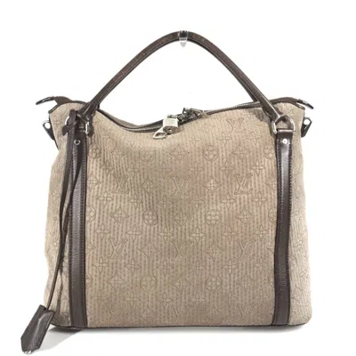 Pre-owned Louis Vuitton Brown Galle Leather Suede Shoulder Bag Tote Bag ()