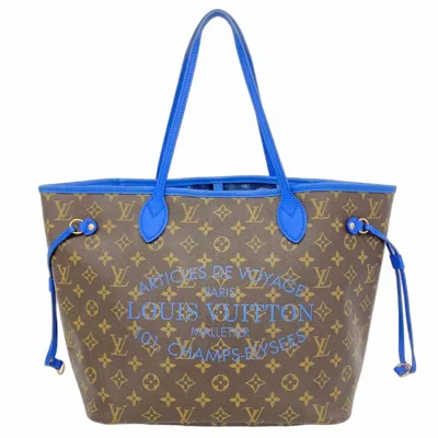 Pre-owned Louis Vuitton Brown Grand Blue Tote Bag ()