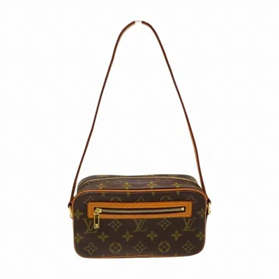 Pre-owned Louis Vuitton Brown Handbag Pochette Shoulder Bag ()