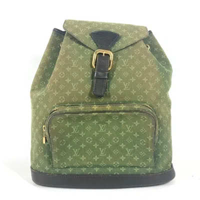 Pre-owned Louis Vuitton Brown Khaki Monogram Mini Backpack () In Brown, Khaki