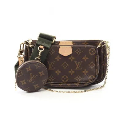 Pre-owned Louis Vuitton Brown Khaki Monogram Monogram Shoulder Bag ()