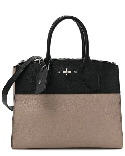 Pre-owned Louis Vuitton Brown Leather City Steamer Mini (authentic Pre-loved)