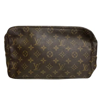 Pre-owned Louis Vuitton Brown Leather Clutch Bag Pouch ()