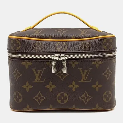 Pre-owned Louis Vuitton Brown Leather Nice Mini Bag