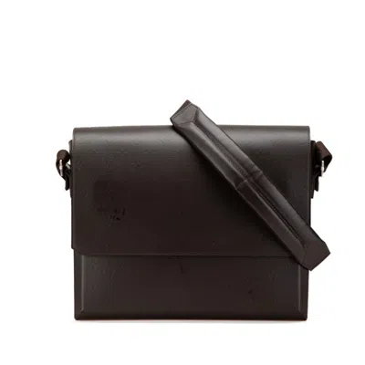 Pre-owned Louis Vuitton Brown Leather Shoulder Bag ()