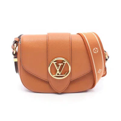 Pre-owned Louis Vuitton Brown Leather Shoulder Bag ()