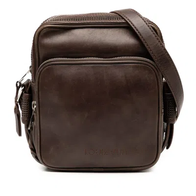 Pre-owned Louis Vuitton Brown Leather Shoulder Bag ()