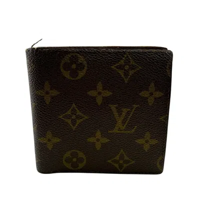 Pre-owned Louis Vuitton Brown Leather Wallet (bi-fold) ()