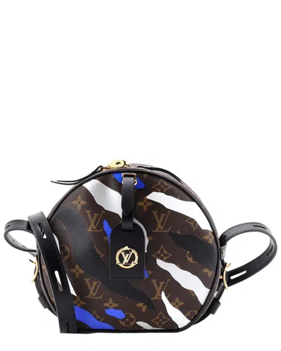 Pre-owned Louis Vuitton Brown Limited Edition Lol League Of Legends Monogram Canvas  Boite Chapeau Souple Mm (
