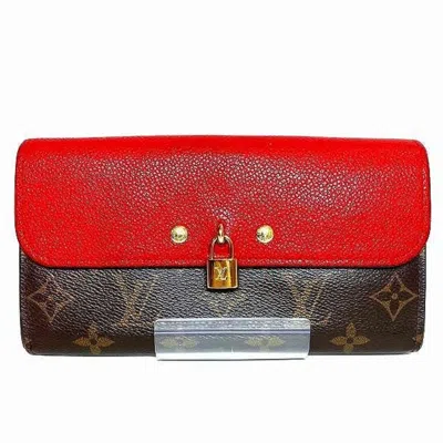 Pre-owned Louis Vuitton Brown Long Wallet (bi-fold) ()