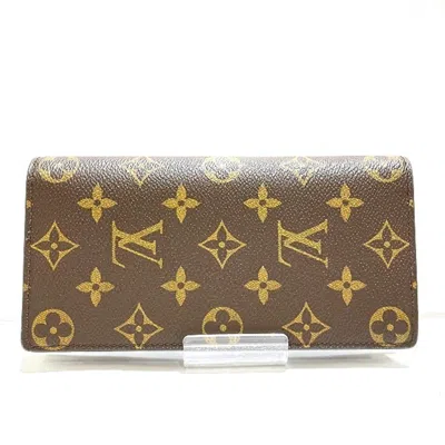 Pre-owned Louis Vuitton Brown Long Wallet (bi-fold) ()