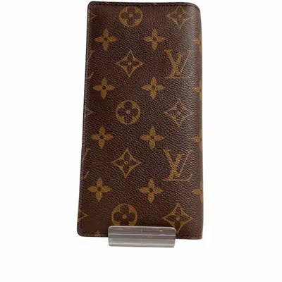 Pre-owned Louis Vuitton Brown Long Wallet (bi-fold) ()