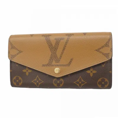Pre-owned Louis Vuitton Brown Long Wallet (bi-fold) ()