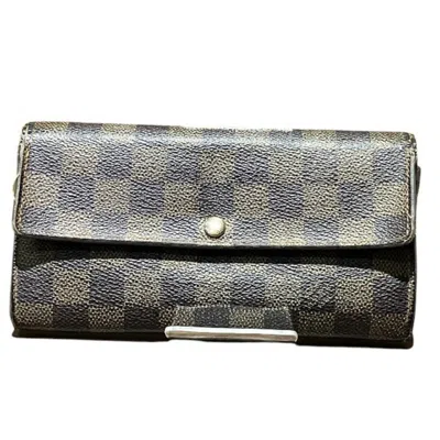 Pre-owned Louis Vuitton Brown Long Wallet (bi-fold) ()
