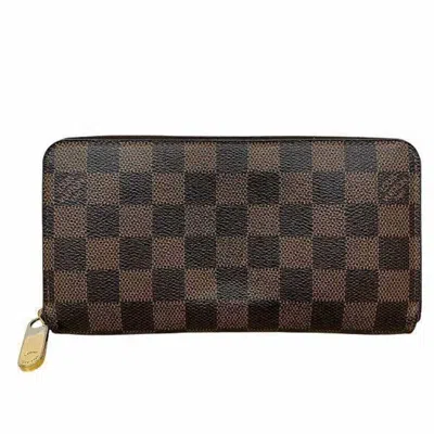 Pre-owned Louis Vuitton Brown Long Wallet (bi-fold) ()