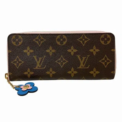 Pre-owned Louis Vuitton Brown Long Wallet (bi-fold) ()