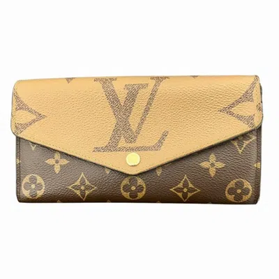Pre-owned Louis Vuitton Brown Long Wallet (bi-fold) ()