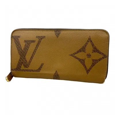 Pre-owned Louis Vuitton Brown Long Wallet (bi-fold) ()