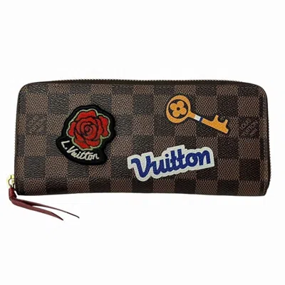 Pre-owned Louis Vuitton Brown Long Wallet (bi-fold) ()