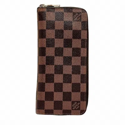Pre-owned Louis Vuitton Brown Long Wallet (bi-fold) ()