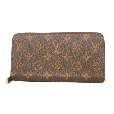 Pre-owned Louis Vuitton Brown Long Wallet (bi-fold) ()