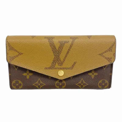 Pre-owned Louis Vuitton Brown Long Wallet (bi-fold) ()