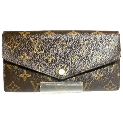 Pre-owned Louis Vuitton Brown Long Wallet (bi-fold) ()