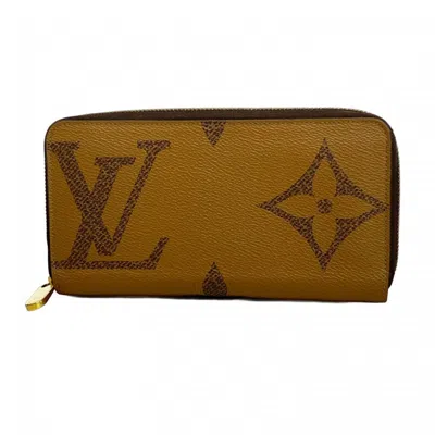 Pre-owned Louis Vuitton Brown Long Wallet (bi-fold) ()