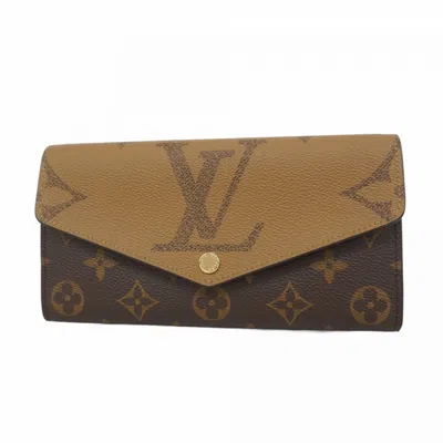 Pre-owned Louis Vuitton Brown Long Wallet (bi-fold) ()