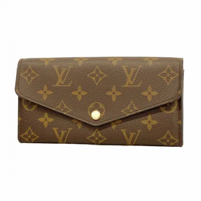Pre-owned Louis Vuitton Brown Long Wallet (bi-fold) ()