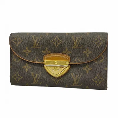 Pre-owned Louis Vuitton Brown Long Wallet (bi-fold) ()