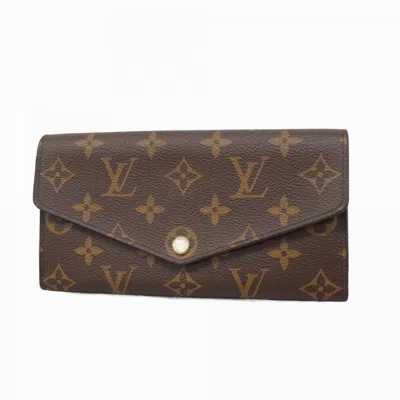 Pre-owned Louis Vuitton Brown Long Wallet (bi-fold) ()