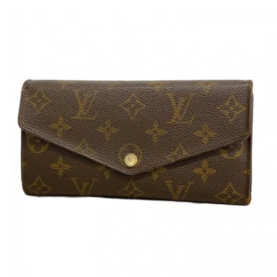Pre-owned Louis Vuitton Brown Long Wallet (bi-fold) ()