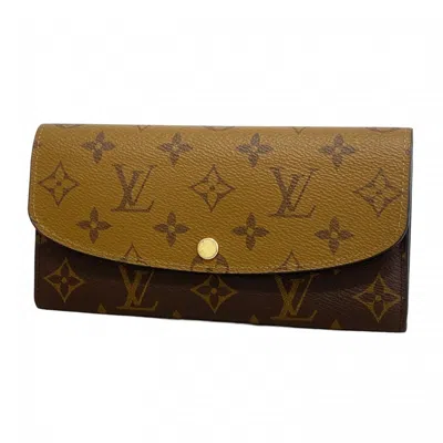 Pre-owned Louis Vuitton Brown Long Wallet (bi-fold) ()