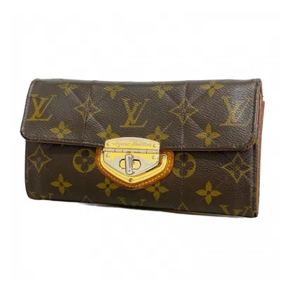 Pre-owned Louis Vuitton Brown Long Wallet (bi-fold) ()
