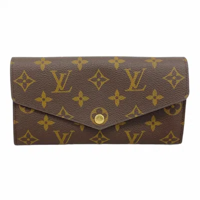 Pre-owned Louis Vuitton Brown Long Wallet (bi-fold) ()