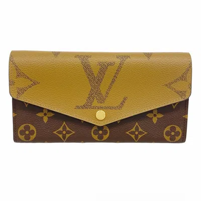 Pre-owned Louis Vuitton Brown Long Wallet (bi-fold) ()