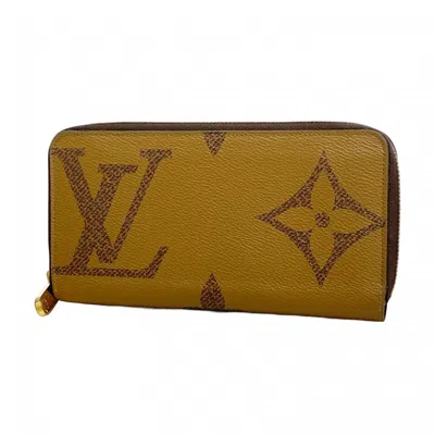Pre-owned Louis Vuitton Brown Long Wallet (bi-fold) ()