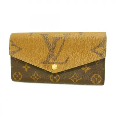 Pre-owned Louis Vuitton Brown Long Wallet (bi-fold) ()