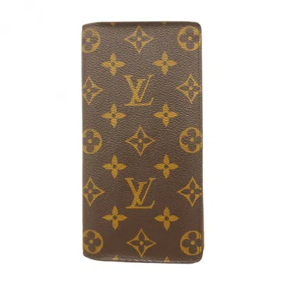 Pre-owned Louis Vuitton Brown Long Wallet (bi-fold) ()