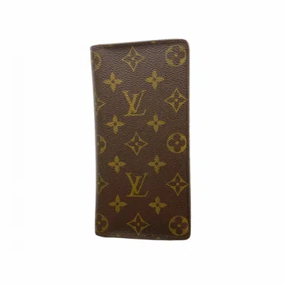 Pre-owned Louis Vuitton Brown Long Wallet (bi-fold) ()