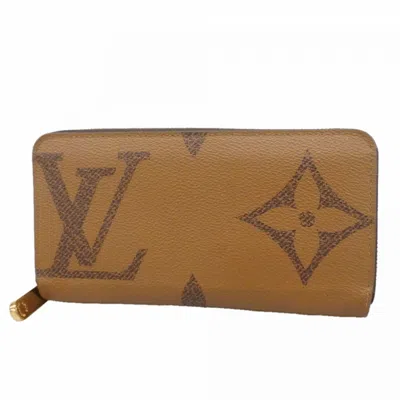 Pre-owned Louis Vuitton Brown Long Wallet (bi-fold) ()