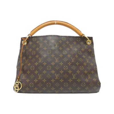 Pre-owned Louis Vuitton Brown Marron Coated Canvas Handbag Shoulder Bag ()